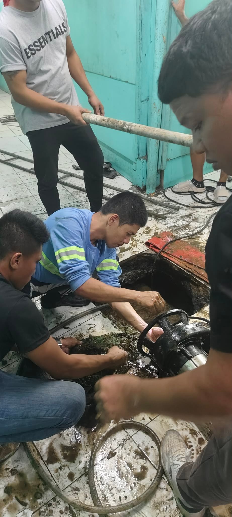 Malabanan technician close-up